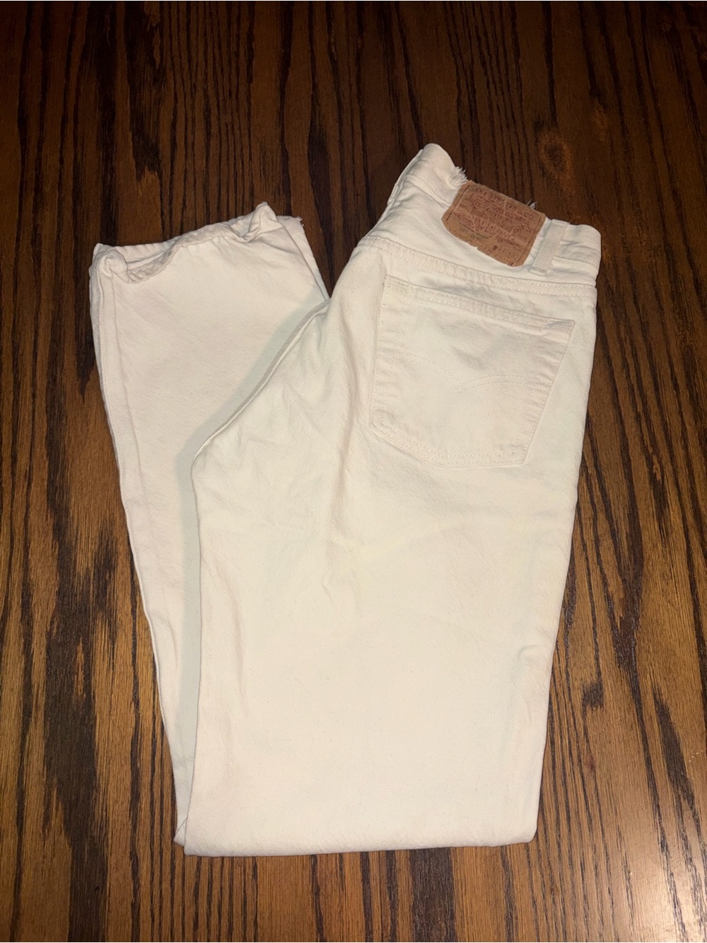 Vintage Levi’s 501-0640 31x32 off white 100% cotton